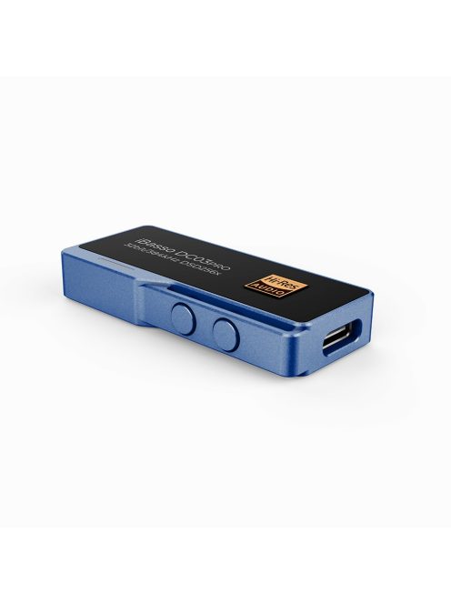 IBASSO DC03PRO - USB Type-C FEMALE to 3,5mm Jack FEMALE Adapter DAC with 32bit 384kHz PCM DSD256 - Blue