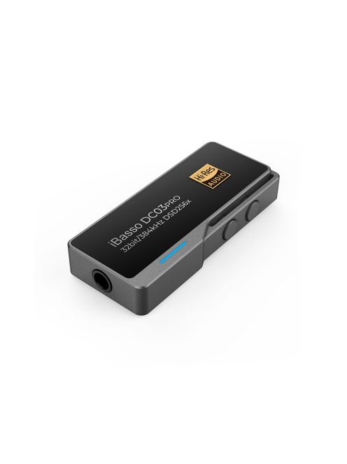 IBASSO DC03PRO - USB Type-C FEMALE to 3,5mm Jack FEMALE Adapter DAC with 32bit 384kHz PCM DSD256 - Grey