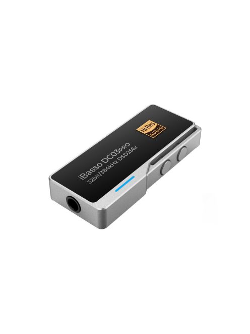 IBASSO DC03PRO - USB Type-C FEMALE to 3,5mm Jack FEMALE Adapter DAC with 32bit 384kHz PCM DSD256 - Silver