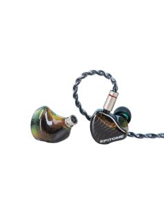   IBASSO EPITOME – Reference-level hybrid in-ear monitor with Sonion electrostatic (EST), Sonion vibrating reed (BA) and Knowles vibrating reed (BA) drivers, multi-channel crossover and hypoallergenic housing.