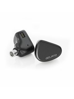   IBASSO JR GELATO - Single Dynamic Driver In-ear Monitor Earphones with Silver Plated Copper 2-Pin Cable - Black