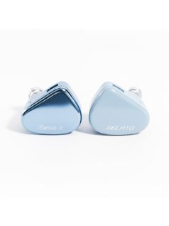   IBASSO JR GELATO - Single Dynamic Driver In-ear Monitor Earphones with Silver Plated Copper 2-Pin Cable - Blue