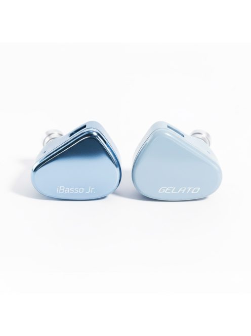 IBASSO JR GELATO - Single Dynamic Driver In-ear Monitor Earphones with Silver Plated Copper 2-Pin Cable - Blue