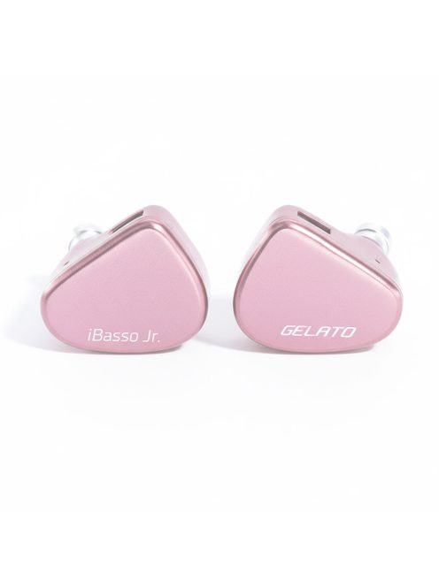 IBASSO JR GELATO - Single Dynamic Driver In-ear Monitor Earphones with Silver Plated Copper 2-Pin Cable - Pink