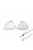IBASSO JR GELATO MIC - Single dynamic driver in-ear monitor earphone with 3.5 mm microphone silver-plated copper 2-pin cable - Silver