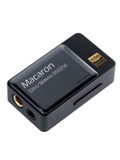   IBASSO JR MACARON - Portable DAC and Headphone Amplifier 32bit 384kHz DSD256 - Black