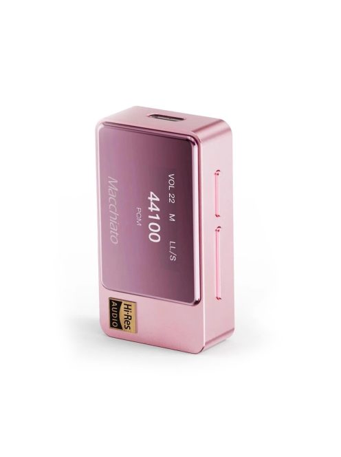 IBASSO JR MACCHIATO - DAC portabil și amplificator de căști 32bit 384kHz DSD256 - Pink
