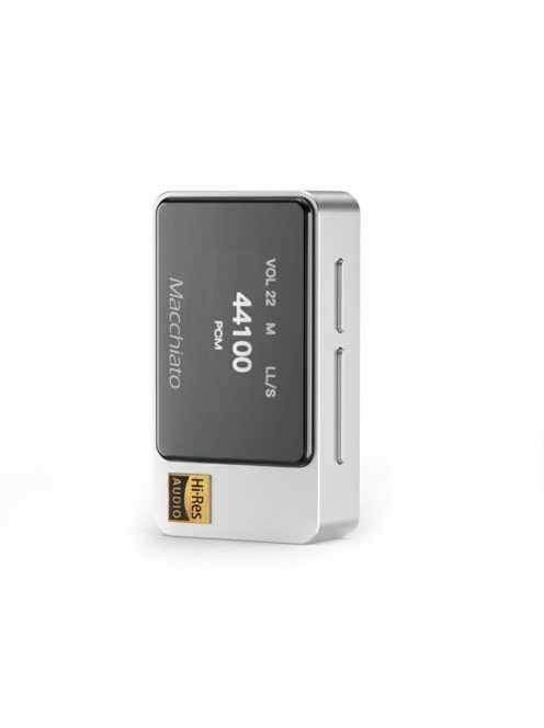 IBASSO JR MACCHIATO - Portable DAC and Headphone Amplifier 32bit 384kHz DSD256 - Silver