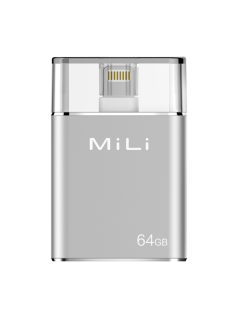   MILI IDATA PRO - Universal Smart Flash Drive - Silver - 64 GB