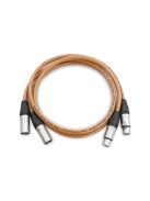 MELODIKA BROWN SUGAR SERIES BS2X - XLR M and XLR F Balanced Cable Pair - 4m