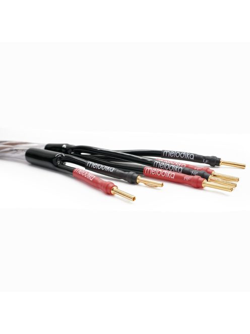 MELODIKA BROWN SUGAR SERIES BSBA225 - Banana Bi-Amp Speaker Cable Pair (2x2mm2 + 2x2,5mm2) - 2m