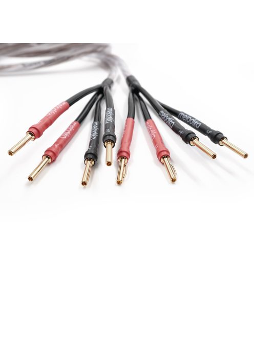 MELODIKA BROWN SUGAR SERIES BSBA225 - Banana Bi-Amp Speaker Cable Pair (2x2mm2 + 2x2,5mm2) - 2,5m