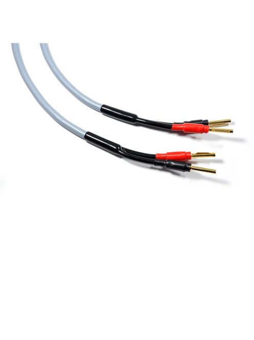 MELODIKA PURPLE SERIES MDSC15 - Banana Speaker Cable Pair (1,5mm2) - Gunmetal - 3m