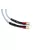 MELODIKA PURPLE SERIES MDSC25 - Banana Speaker Cable Pair (2,5mm2) - Gunmetal - 2m