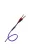 MELODIKA PURPLE SERIES MDSC15 - Banana Speaker Cable Pair (1,5mm2) - Purple - 3m
