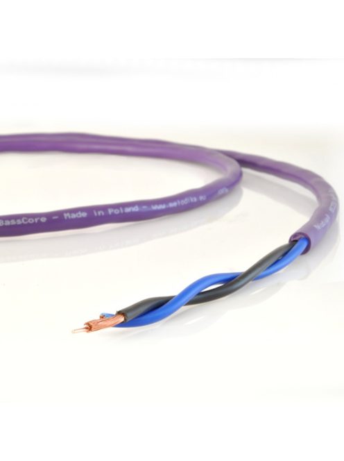 MELODIKA PURPLE SERIES MDSC15 - Banana Speaker Cable Pair (1,5mm2) - Purple - 5m