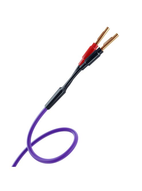 MELODIKA PURPLE SERIES MDSC25 - Banana Speaker Cable Pair (2,5mm2) - Purple - 4m
