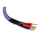 MELODIKA PURPLE SERIES MDSC40 - Banana Speaker Cable Pair (4mm2) - Purple - 1,5m
