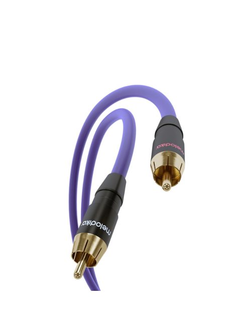 MELODIKA PURPLE SERIES MD2R - RCA M and RCA M Cable Pair - Purple - 2m