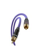 MELODIKA PURPLE SERIES MD2R - RCA M and RCA M Cable Pair - Purple - 4m