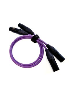   MELODIKA PURPLE SERIES MD2X - XLR M and XLR F Cable Pair - 0,5m