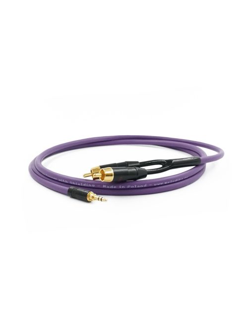 MELODIKA PURPLE SERIES MDMJ2R - 3.5mm M Jack and 2xRCA M Stereo Cable - 2m