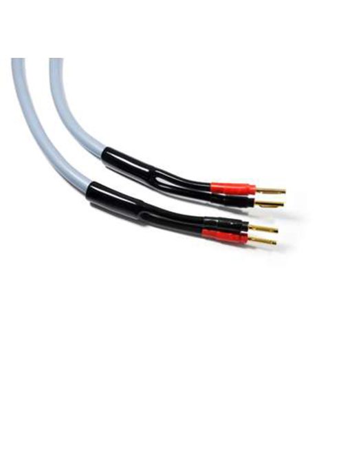 MELODIKA PURPLE SERIES MDBA415 - Banana Bi-Amp Cable Pair (4mm2 + 1,5mm2) - Gunmetal - 3m