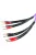 MELODIKA PURPLE SERIES MDBA415 - Pereche de cabluri Banana bi-amp (4mm2 + 1,5mm2) - Violet - 3m