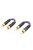 MELODIKA PURPLE SERIES MD2R02 - RCA Plug Jumper Cable Pair