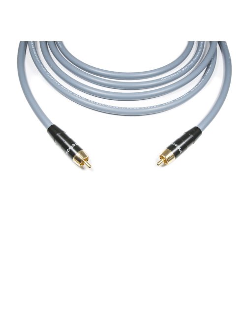 MELODIKA PURPLE SERIES MDSW - RCA M Subwoofer Cable - Gunmetal - 1,5m