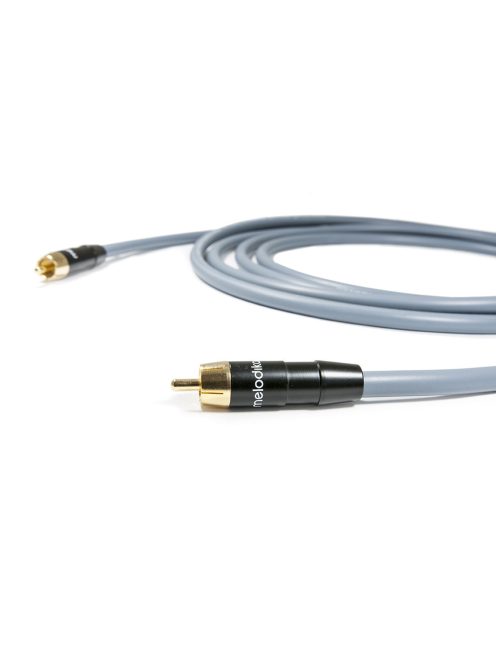 MELODIKA PURPLE SERIES MDSW - RCA M Subwoofer Cable - Gunmetal - 2,5m