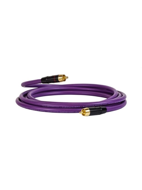 MELODIKA PURPLE SERIES MDSW - RCA M Subwoofer Cable - Purple - 1m