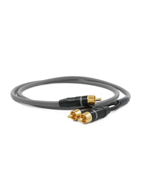 MELODIKA PURPLE SERIES MDSWY - RCA M Subwoofer Y-Cable - Gunmetal - 3m