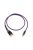 MELODIKA PURPLE SERIES MDSWY - RCA M Subwoofer Y-Cable - Purple - 1m