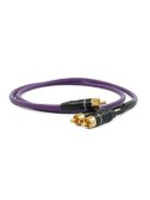 MELODIKA PURPLE SERIES MDSWY - RCA M Subwoofer Y-Cable - Purple - 1m