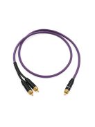 MELODIKA PURPLE SERIES MDSWY - RCA M Subwoofer Y-Cable - Purple - 5m