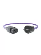 MELODIKA PURPLE SERIES MDP16A - Schuko-IEC C19 Power Cable - 0,75m