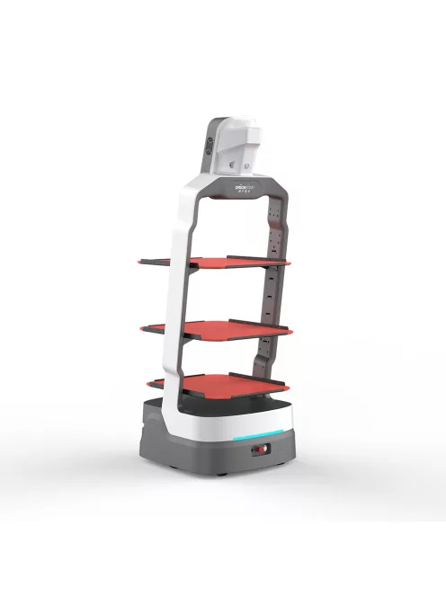 ORIONSTAR LUCKIBOT AUTO RECHARGING - A.I. Controlled Intelligent Delivery Robot for Hospitality and Service Environments With Self-Charging Dock