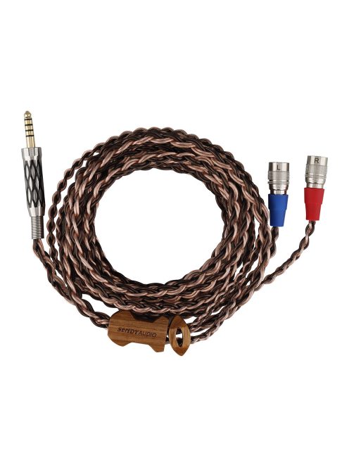 SENDY AUDIO PEACOCK - High-End Open-Back Planar Headphone - Zebrawood