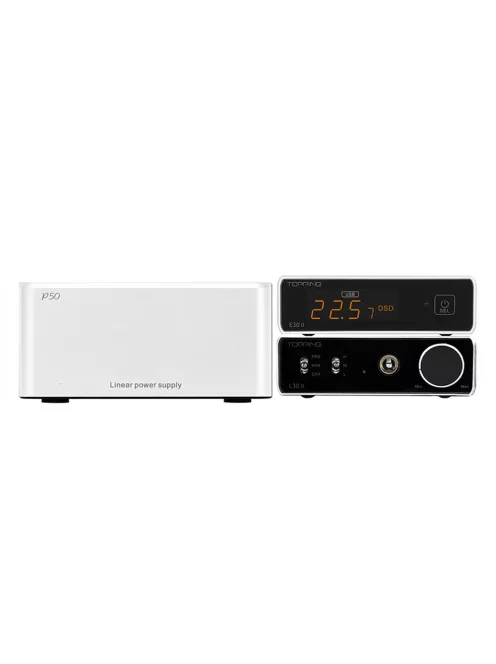 TOPPING E30 II + TOPPING L30 II + TOPPING P50 SILVER PACKAGE