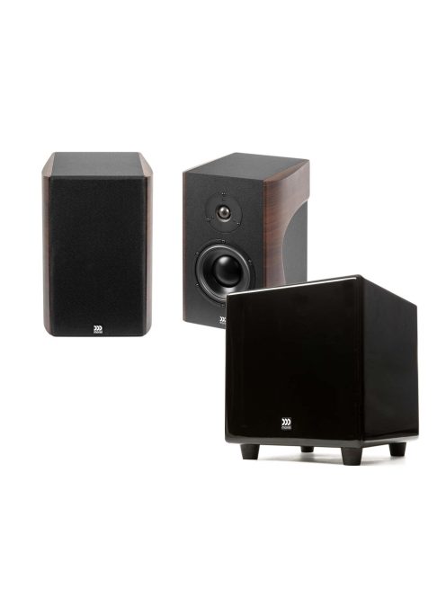 MOREL AVYRA 622 WENGE + MOREL SUB 8X BLACK PACKAGE