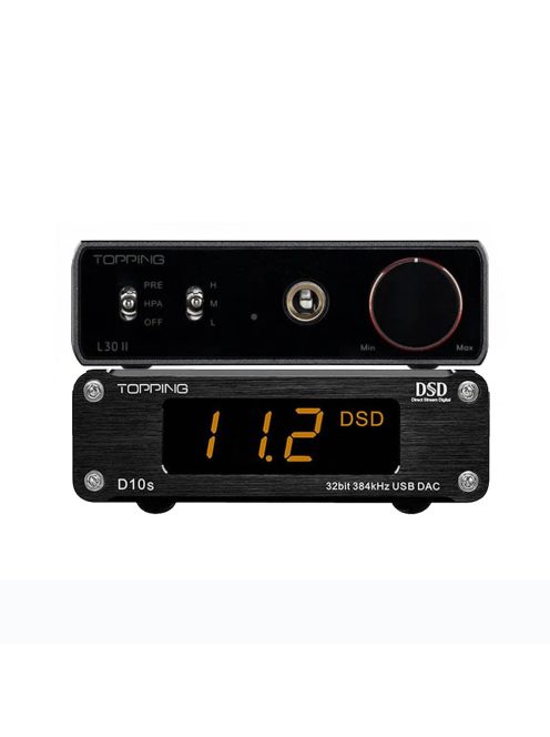 TOPPING D10S + TOPPING L30 II BLACK PACKAGE