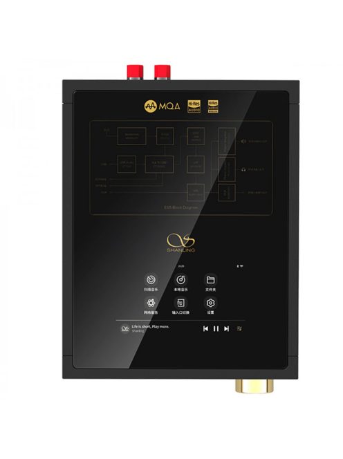 SHANLING EA5 PLUS - Desktop DAC Integrated and Headphone Amplifier Streamer WiFi Bluetooth aptX HD LDAC MQA 32bit 768kHz DSD512 2x100W 4 Ohm