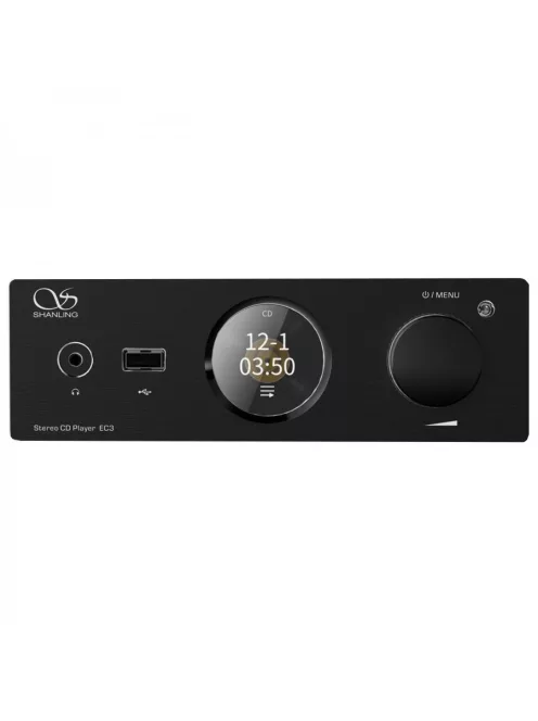 SHANLING EC3 - Desktop CD Player DAC and Headphone Amplifier Bluetooth 5 aptX HD LDAC 32bit 384kHz DSD256 - Black