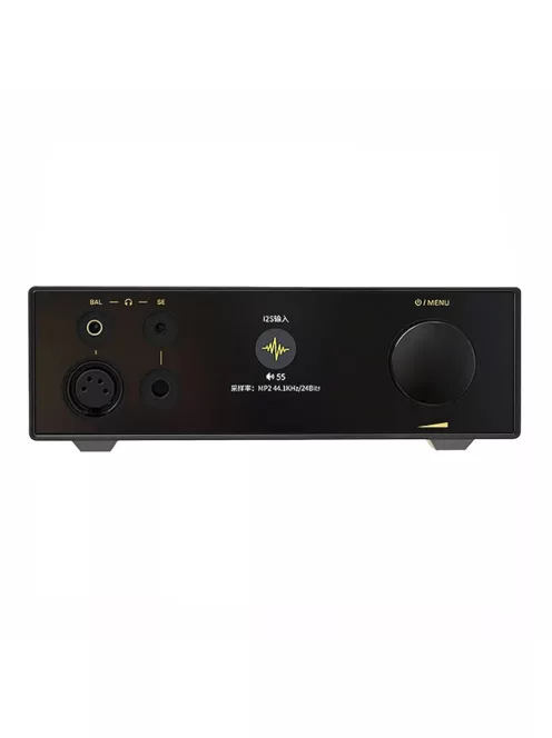 SHANLING EH3 - DAC desktop cu amplificare pentru căști și streamer WiFi Bluetooth 5 aptX HD LDAC 32bit 768kHz DSD512 - Negru