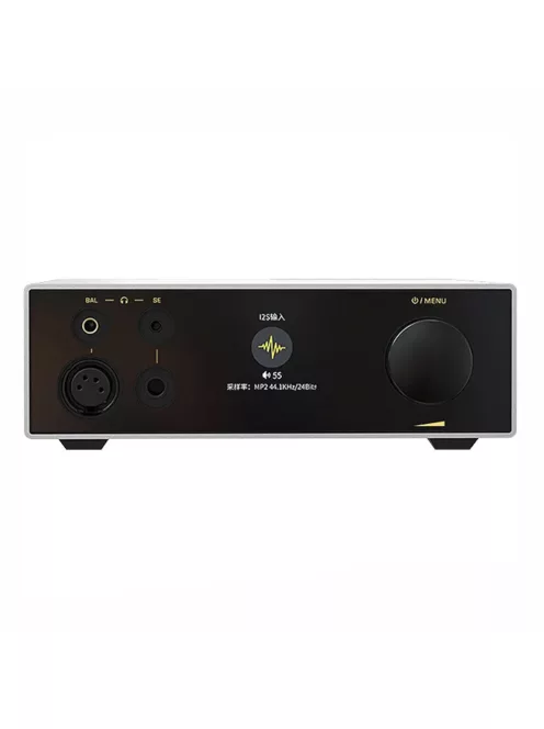 SHANLING EH3 - DAC desktop cu amplificare pentru căști și streamer WiFi Bluetooth 5 aptX HD LDAC 32bit 768kHz DSD512 - Argint