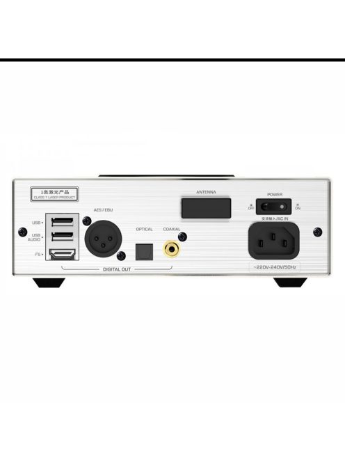 SHANLING ET3 - Desktop CD Player Transport WiFi Bluetooth 5 aptX HD LDAC MQA-CD 32bit 768kHz DSD512 - Silver