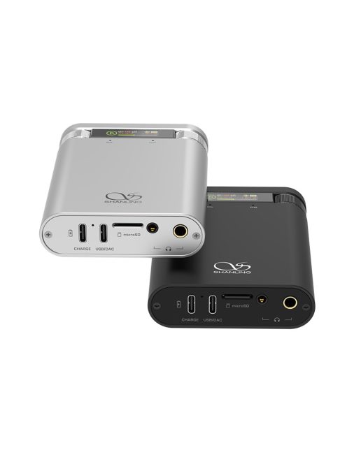 SHANLING H2 - DAC portabil și amplificator pentru căști cu player muzical Bluetooth 5.0 LDAC 32bit 384kHz DSD256 - Argint
