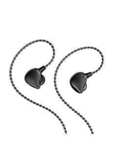   SHANLING ME600 - Dual Dynamic und Triple BA Treiber In-Ear-Monitor-Ohrhörer mit versilbertem Kupfer MMCX Kabel