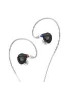 SHANLING MG100 - Single Dynamic Driver In-ear Monitor Earphones with Silver Plated Copper MMCX Cable - Black